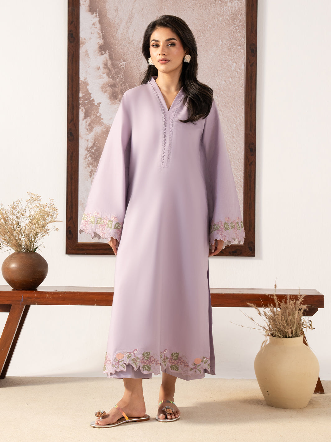 MAUVE | 2 PC Lawn Pret | Shades Pret | Izel Apparel