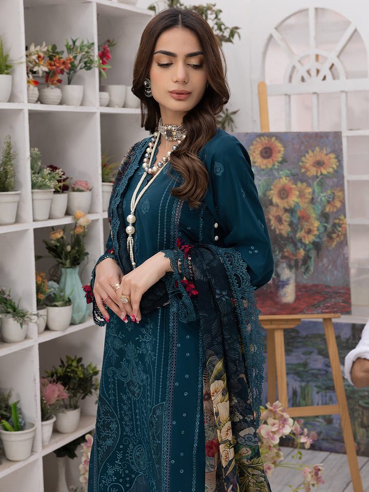 PEACOCK | 3 PC LUXURY LAWN | Izel Apparel | Women's Clothing