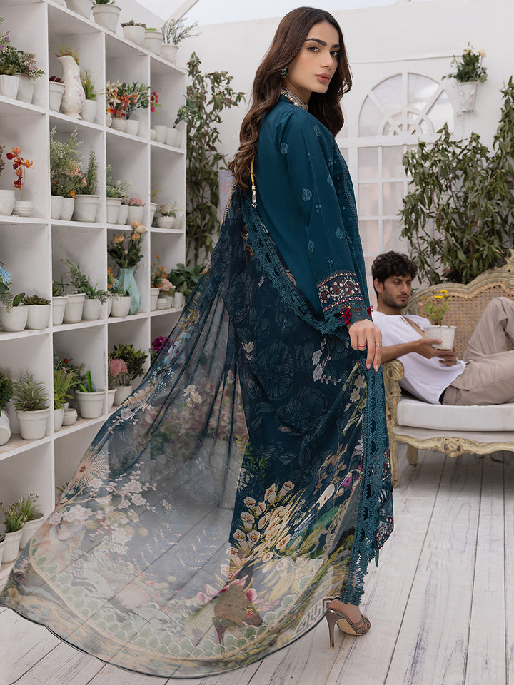 PEACOCK | 3 PC LUXURY LAWN | Izel Apparel | Women's Clothing