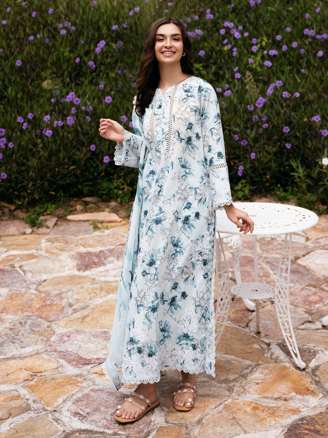 BLUEBELL | Summer Unstitched Lawn | Izel Apparel