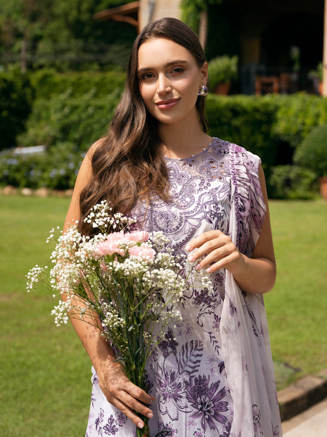 GARDENIA | Summer Unstitched Lawn | Izel Apparel