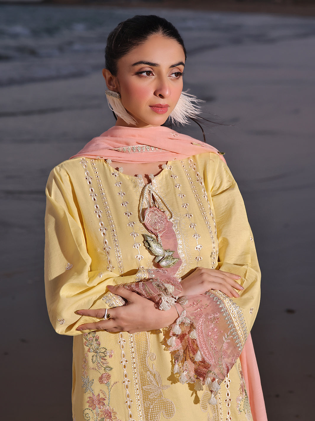 MUSHQ | 3 PC LUXURY LAWN | Izel Apparel | Women's Clothing