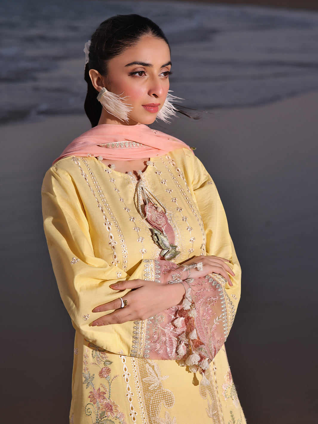 MUSHQ | 3 PC LUXURY LAWN | Izel Apparel | Women's Clothing