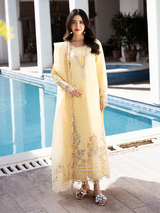 AMEL | Mahveen Festive Lawn '25 | Luxury Lawn | Izel Apparel