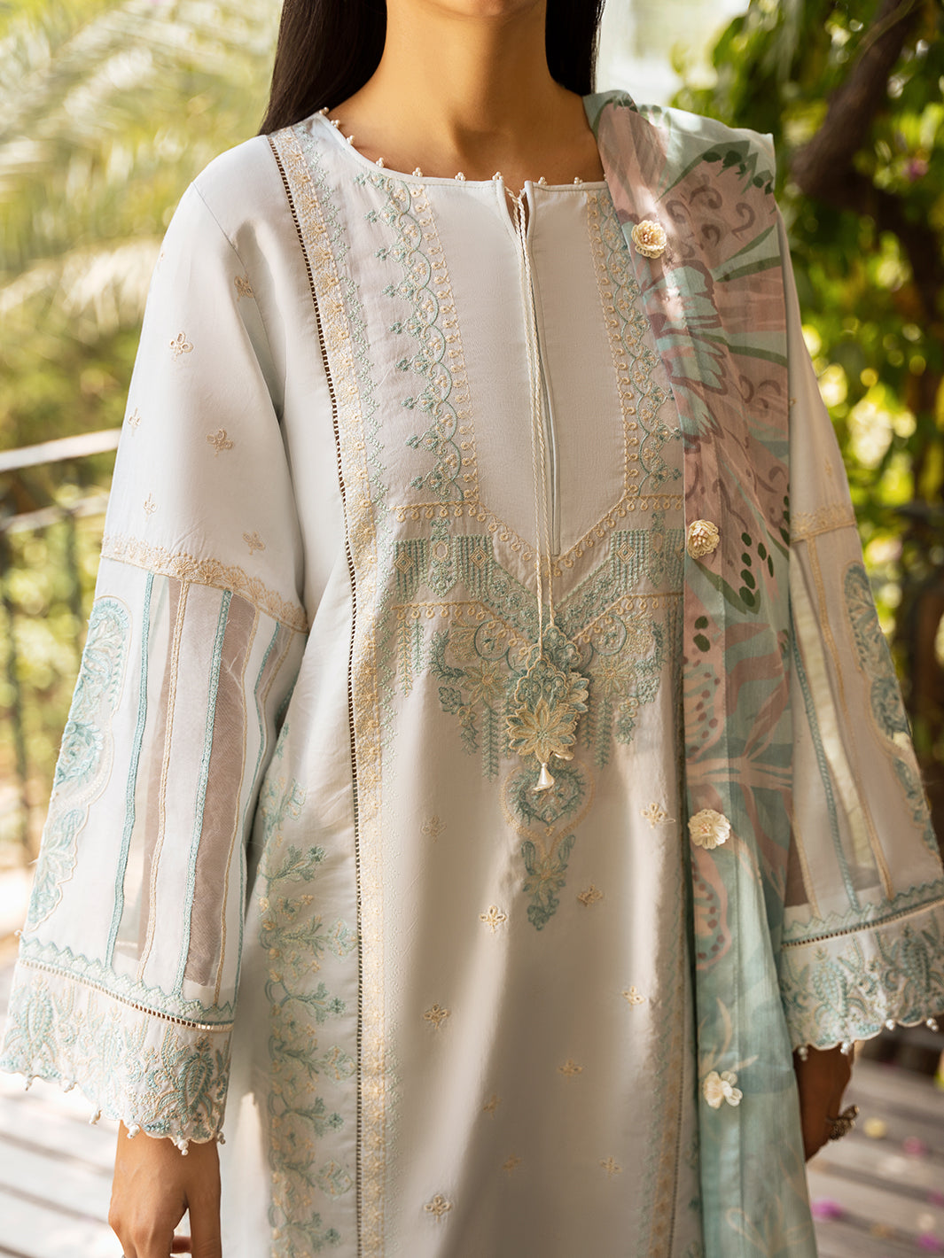 FALAK | Dastak Luxury Lawn | Izel Apparel