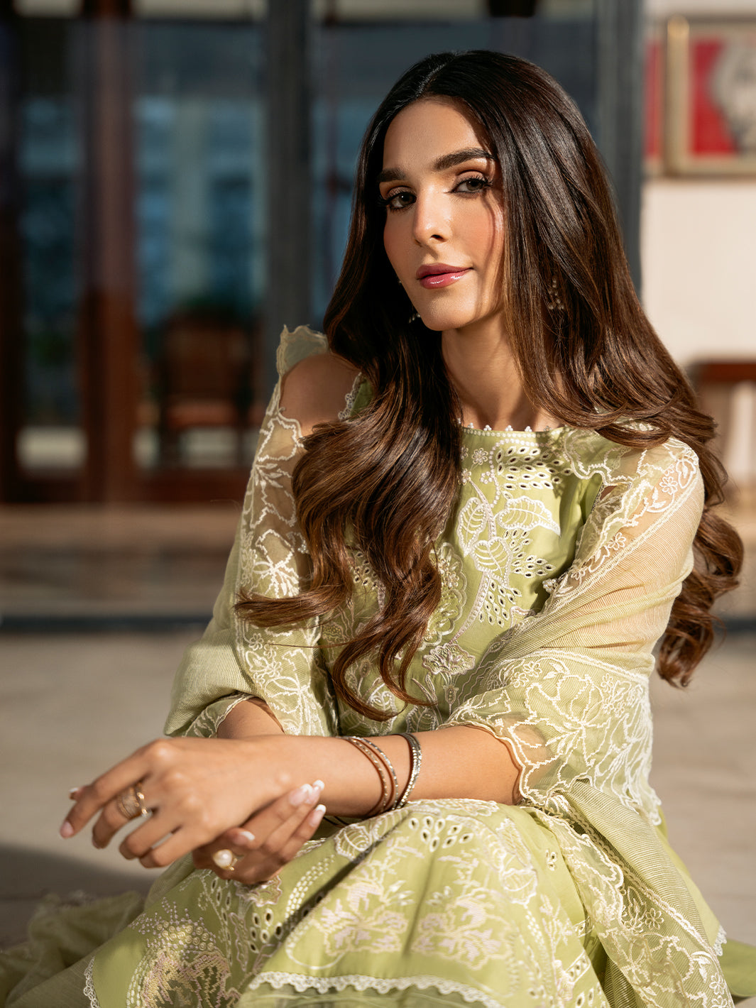 MARWA | Mahveen Festive Lawn '25 | Luxury Lawn | Izel Apparel