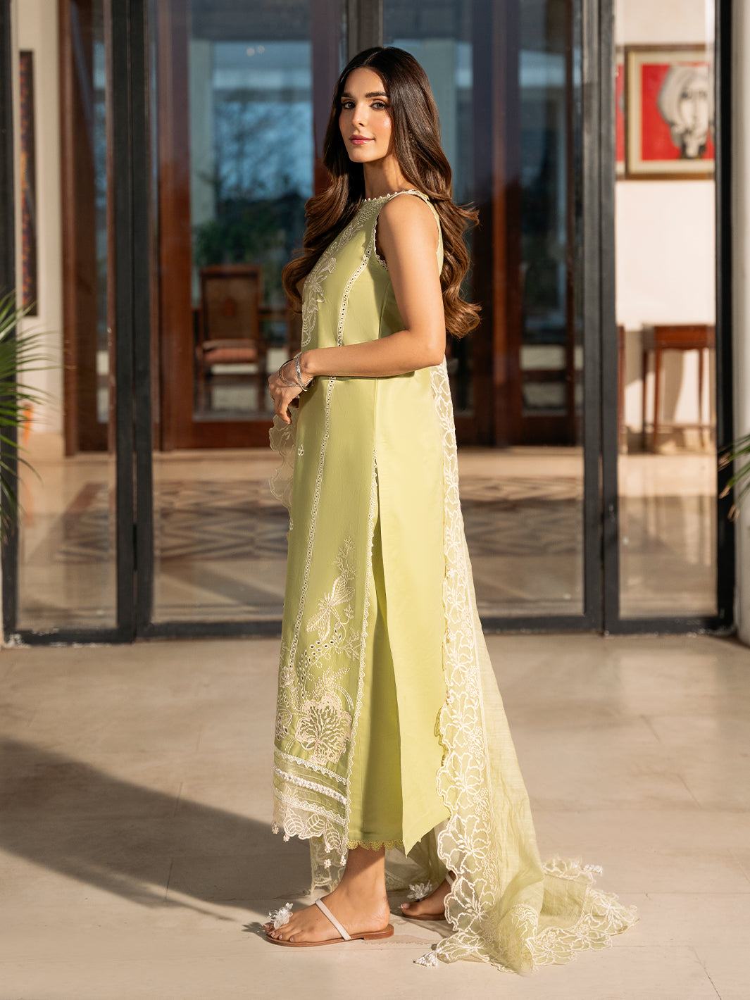 MARWA | Mahveen Festive Lawn '25 | Luxury Lawn | Izel Apparel