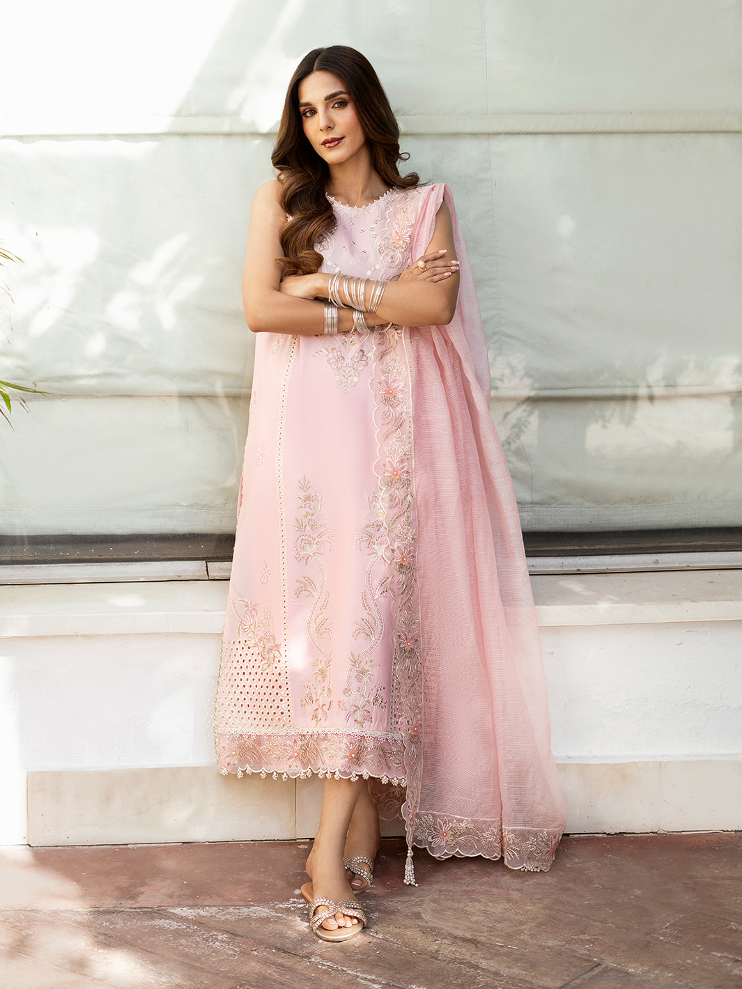 SAFA | Mahveen Festive Lawn '25 | Luxury Lawn | Izel Apparel